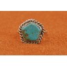 Bague Navajo turquoise Kingman taille 55