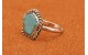 Bague Navajo turquoise Kingman taille 55