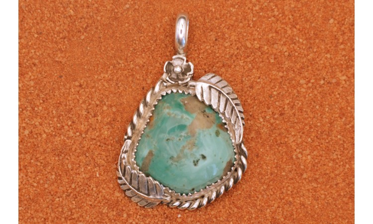 Kingman turquoise pendant