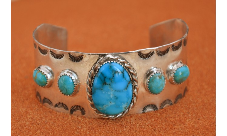 Kingman turquoise bracelet