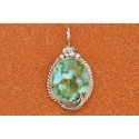 Sonoran Gold Turquoise Pendant