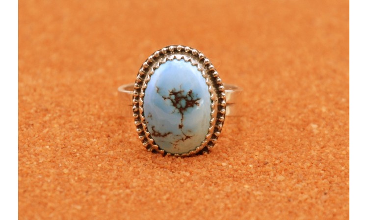 Bague turquoise Golden Hill