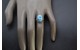 Bague turquoise Golden Hill