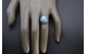 Bague turquoise Golden Hill