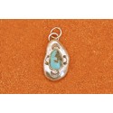 Kingman turquoise pendant