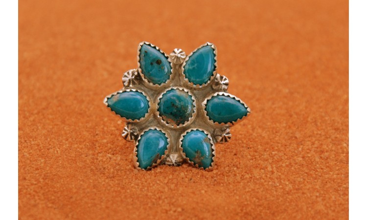 Bague turquoise Kingman