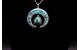Pendentif Naja turquoise