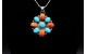 Pendentif turquoise et spiny oyster