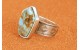 Turquoise Men Ring Size 10 1/2