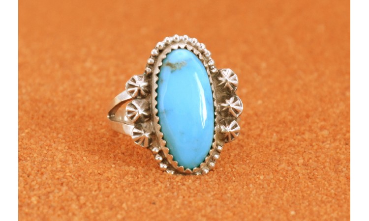 Bague turquoise Kingman