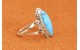 Kingman turquoise ring