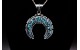 Pendentif Naja turquoise