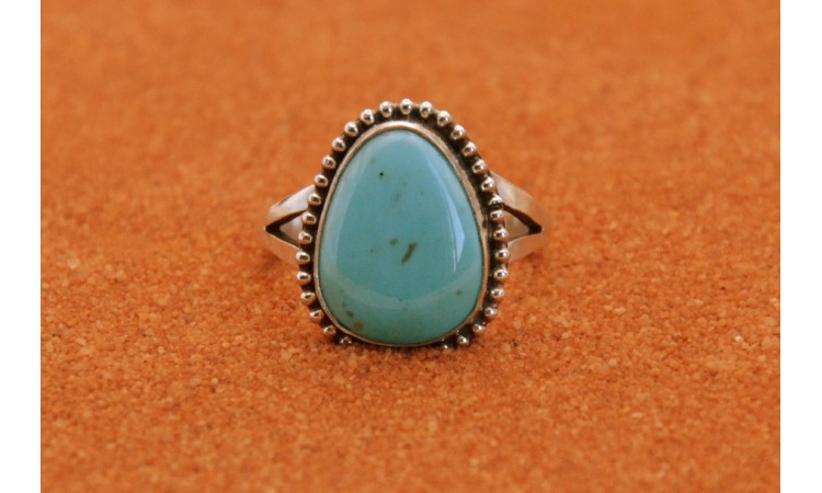 Kingman turquoise ring
