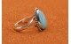 Kingman turquoise ring
