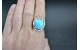 Men turquoise Ring Size 12 1/2