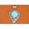 Pendentif turquoise flèche