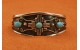 Bracelet croix Zia et turquoises