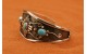 Zia cross and turquoise bracelet