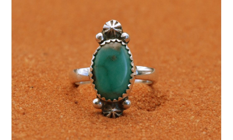 Kingman turquoise ring