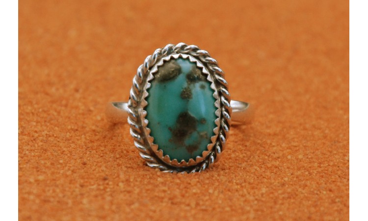 Kingman turquoise ring