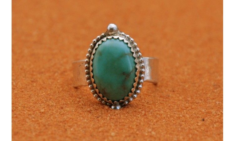 Kingman turquoise ring