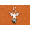 Turquoise and Eagle pendant