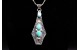 Spearhead and turquoise Pendant