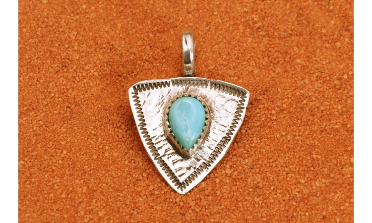 Kingman turquoise pendant