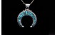 Pendentif Naja turquoise