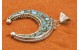 Pendentif Naja turquoise
