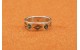 Bague inlay turquoise
