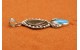 Indian head and turquoise Pendant