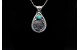 Turquoise and indian head Pendant