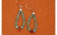 Boucles d'oreilles turquoise et corail
