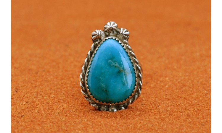 Bague turquoise Kingman