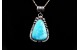 Blue Jay Sonoran turquoise Pendant