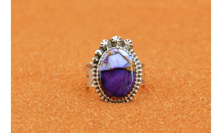 Violet Dahlia Ring