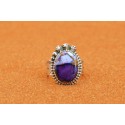 Violet Dahlia Ring