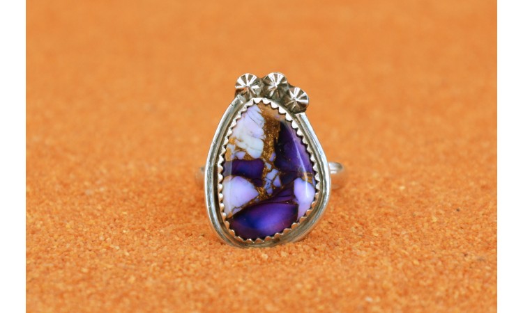 Violet Dahlia Ring