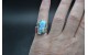 Bague turquoise Golden Hill
