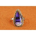 Violet Dahlia Ring