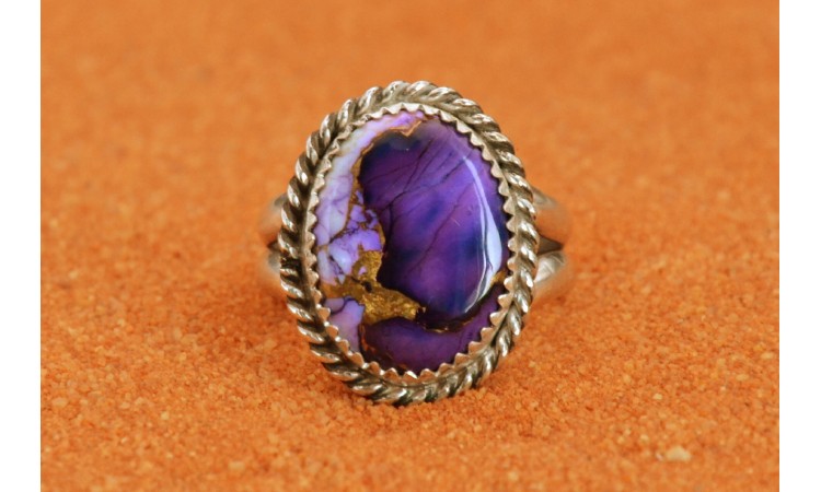 Violet Dahlia Ring