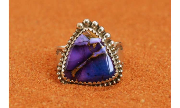 Violet Dahlia Ring