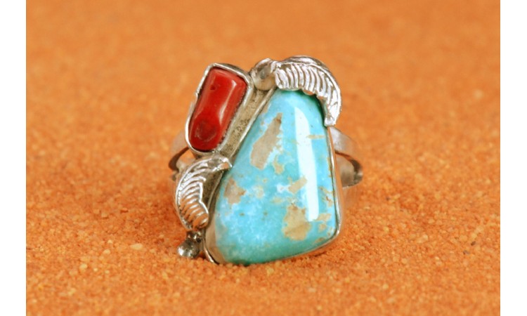 Bague turquoise Kingman