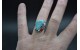 Kingman turquoise ring