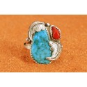 Bague turquoise Kingman