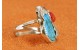 Kingman turquoise ring