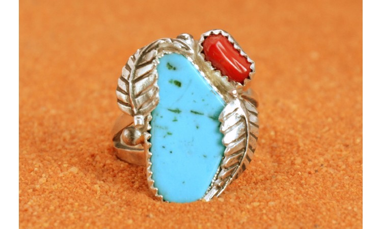 Bague turquoise Kingman