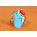 Bague turquoise Kingman