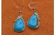 Boucles d'oreilles turquoise Kingman